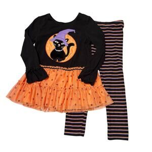 Marmellata Black Cat Halloween Outfit Size 5